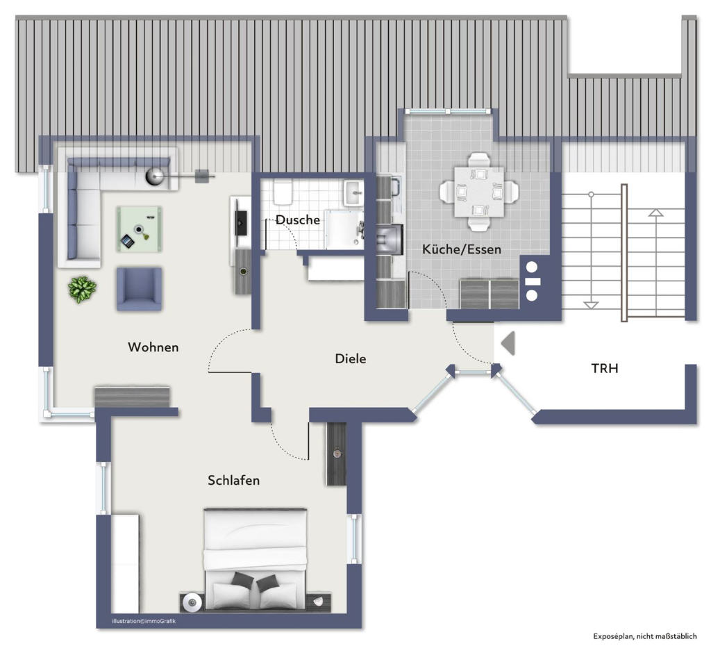 Penthouse-Maisonettewohnung mit zusätzlicher Einliegerwohnung auf 216m² Wohnfläche!